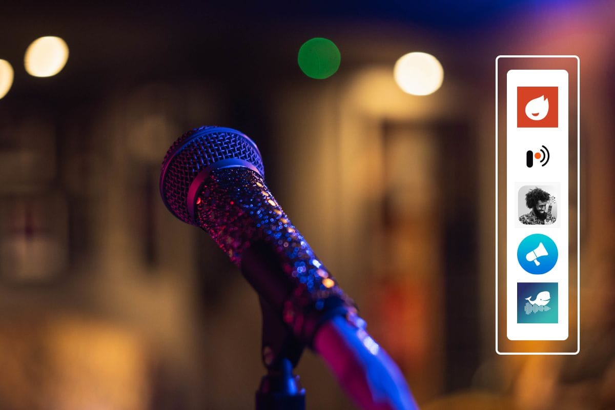 media sosial berbasis suara (clubhouse, audlist, dll)