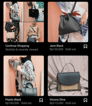 view product instagram shopping