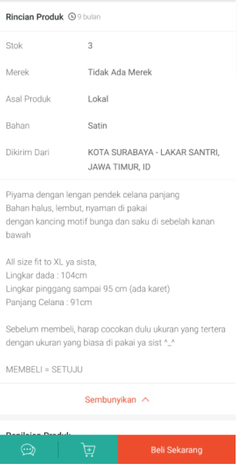 Deskripsi Produk Marketplace