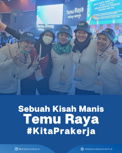 Perwakilan LEAP & Alumni di acara #TemuRaya Prakerja